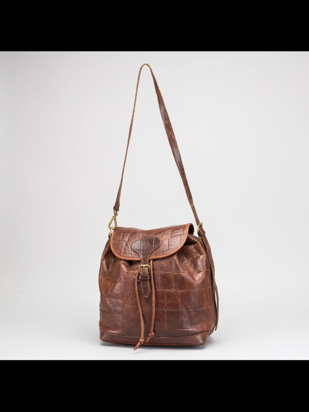 Mulberry Brown Leather Shoulder Bucket Bag